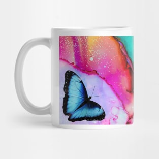 colors and butterfly Mug